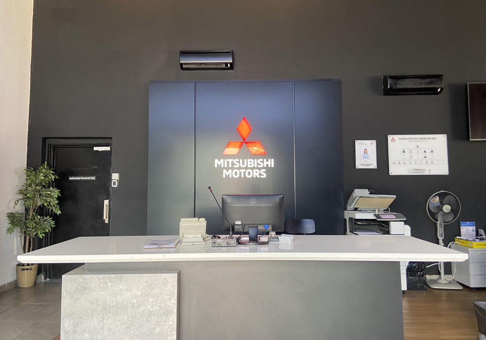 Mitsubishi Puchong Showroom - Reception Counter