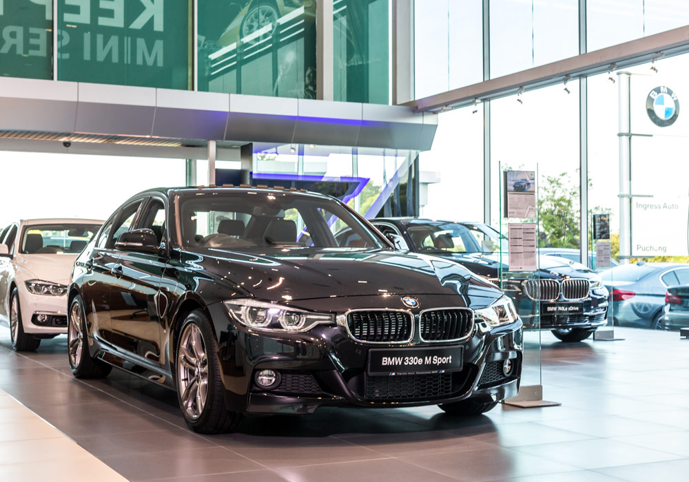 BMW Puchong Showroom - Model Range Display